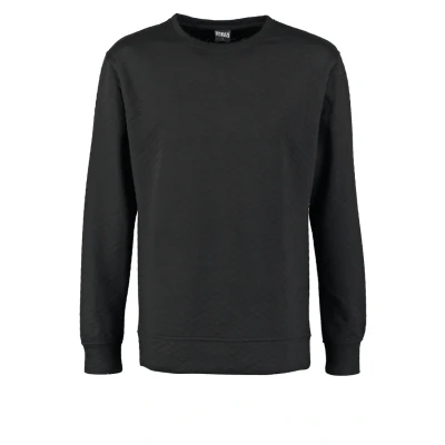 Abbildung von Urban Classics Diamond Sweatshirt, Herren, Größe: Small, Black