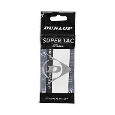 Abbildung von DUNLOP Super Tac Tennis Overgrip, 30 Stück einzeln verpackt, weiß