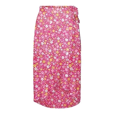 Abbildung von Pieces Pctala WRAP Skirt Wickelrock, Damen, Größe: Medium, Beetroot purple