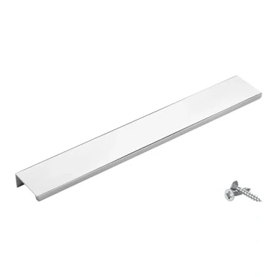 Abbildung von SOTECH Möbelgriff Blankett Jane 280 mm Chrom poliert BA 3 x 80 Schrankgriff zur Montage an der Frontinnenseite inkl. Befestigungsschrauben