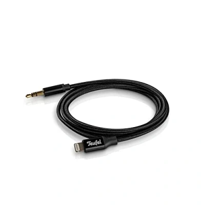 Abbildung von Teufel Lightning auf Kopfhöreranschluss Kabel Audio Kabel, (107 cm)