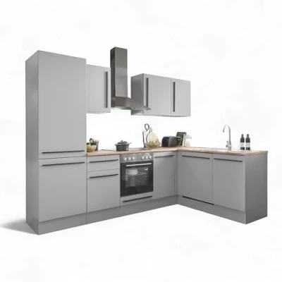 Abbildung von BASIC by Balculina Winkelküche &quot;Denver, Küche BxHxT 280/115 x 211 60&quot;, Breite 280 cm, wahlweise mit E Geräten und Induktion