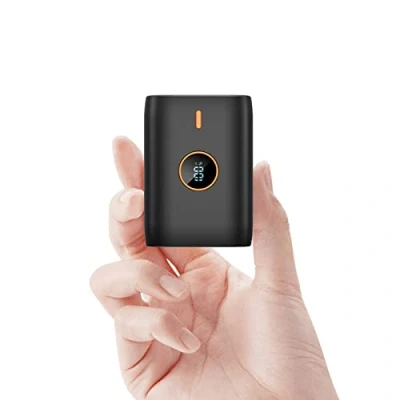 Abbildung von Power Bank 10000 mAh,PD 22.5W klein Aber stark USB C mit led anzeige powerbank,tragbar powerbank ohne Kabel,Externer Akku ist geeignet für Phone iPad Huawei XiaoMi Samsung und mehr