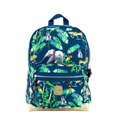 Abbildung von Pick &amp; Pack Happy Jungle Tourenrucksack für Kinder, Größe: One Size, Dunkelblau