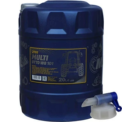 Abbildung von 20 Liter MANNOL Multi UTTO WB 101 API GL 4 Landmaschinenöl + Auslaufhahn