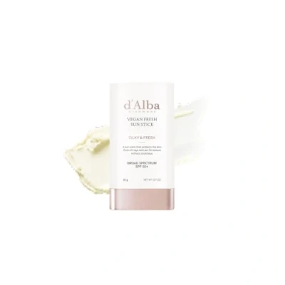 Abbildung von d&#039;Alba Air Fit Fresh Stick SPF50+PA++++, Vegan, Nicht klebrig, Seidiges Puder Finish, Sonnenschutz für unterwegs, Koreanische Hautpflege, 19 g / 0,67 oz.