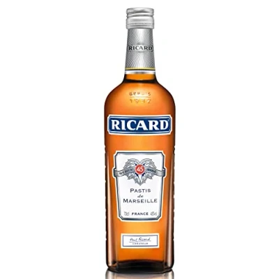 Abbildung von Ricard Pastis Französischer Likör mit Sternanis, erfrischendem Kräuteraroma und Süßholzsaft 1 x 0,7 L