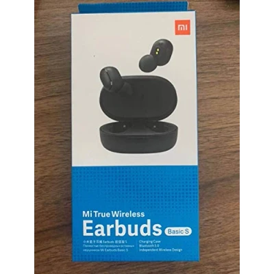 Abbildung von Xiaomi Mi True Wireless Earbuds Basic S, TWS Bluetooth 5.0 Kopfhörer, Neueste 2020, Model TWSEJ05LS, Schwarz