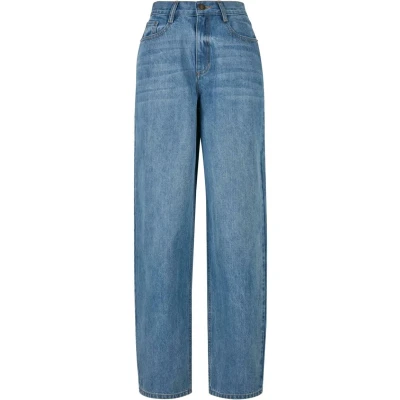 Abbildung von Urban Classics Flared Jeans, Damen, Größe: 26, Midstone washed