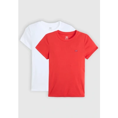 Abbildung von Levi&#039;s Basic T Shirt (2er Pack) Damen Mehrfarbig /