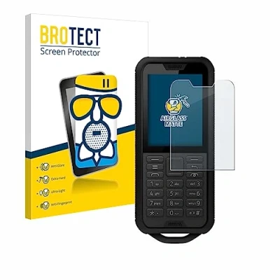 Abbildung von BROTECT Entspiegelungs Schutzglas für Nokia 800 Tough Schutz Folie Panzerfolie Glas Matt [Extrem Kratzfest 9H, Anti Reflex, Fingerprint]