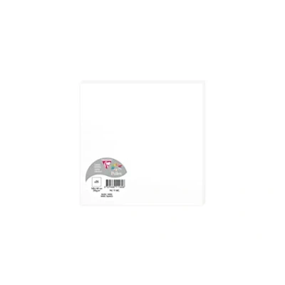Abbildung von Clairefontaine 1116C Packung (mit 25 Karten Pollen 160 x 160mm) 210g, Weiß