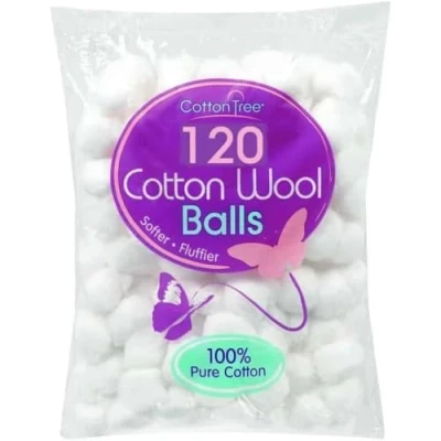 Abbildung von COTTON TREE 100% reine Baumwolle, superweich, 120 Stück
