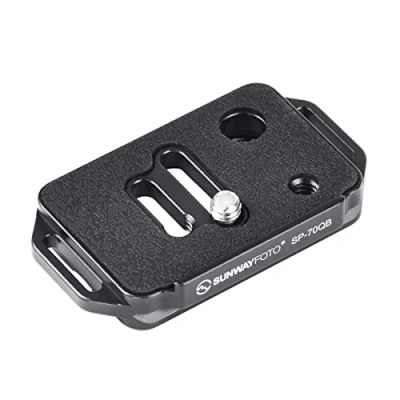 Abbildung von SUNWAYFOTO Arca Swiss SP 70QB Schnellwechselplatte Kamera QR Platte mit QD Sling Mount