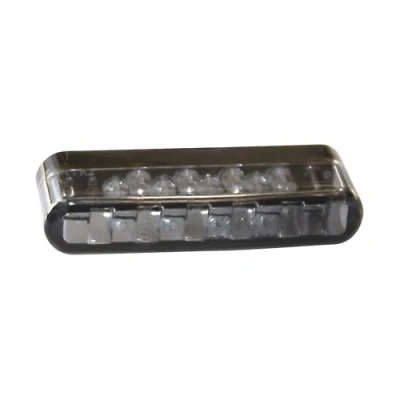 Abbildung von ShinYo Motorradblinker LED Einbaublinkerpaar Shorty getöntes Glas