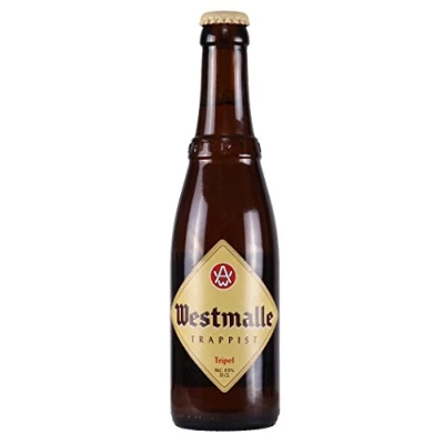 Abbildung von Westmalle Trappist Tripel Belgisches Trappistenbier 0,33l