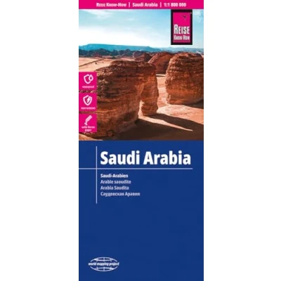 Abbildung von Reise Know How Landkarte Saudi Arabien / Arabia (1:1.800.000): reiß und wasserfest (world mapping project)