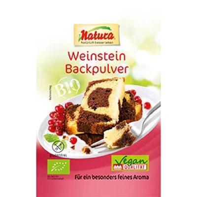 Abbildung von Natura Bio Weinstein Backpulver 3er Pack, 54 g