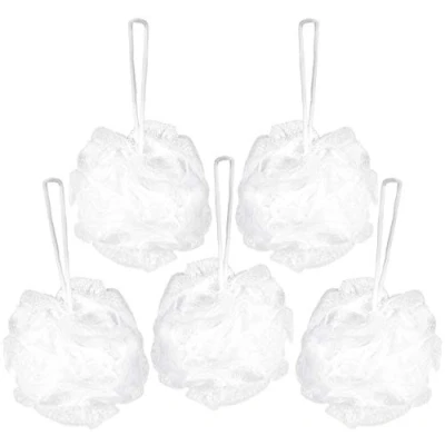 Abbildung von BRUBAKER Duschschwamm Badeschwamm Set, 5 tlg., 5x Peeling und Massage Schwamm, mit Aufhänger