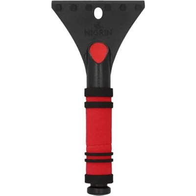 Abbildung von NIGRIN Eisschaber Auto Eiskratzer mit Softgriff, Rot,Schwarz