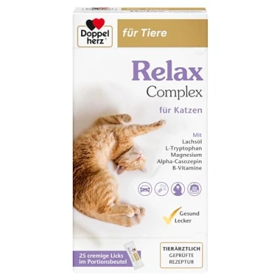 Abbildung von Doppelherz Für Tiere Relax Complex Katzen 25X10 g