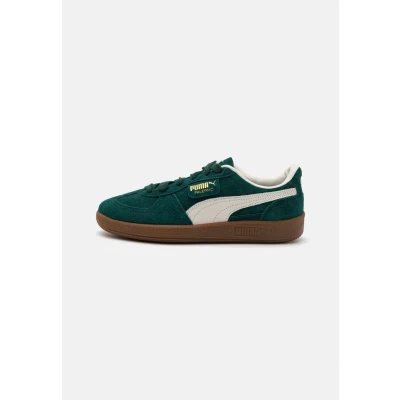 Abbildung von Puma Palermo Unisex Sneaker low, Größe: 38, Dark green/brown Veloursleder