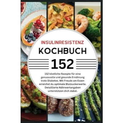 Abbildung von Insulinresistenz Kochbuch: 152 köstliche Rezepte für eine genussvolle und gesunde Ernährung trotz Diabetes. Mit Freude am Essen erreichst du optimale ... Nährwertangaben unterstützen dich dabei.
