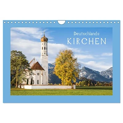 Abbildung von Deutschlands Kirchen (Wandkalender 2025 DIN A4 quer), CALVENDO Monatskalender