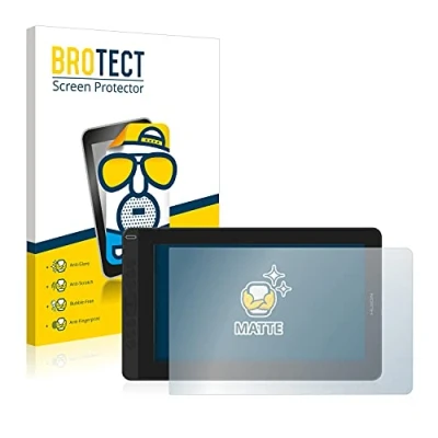 Abbildung von BROTECT Entspiegelungs Schutzfolie für Huion Kamvas 13 Matte Displayschutz Folie, Anti Reflex, Fingerprint