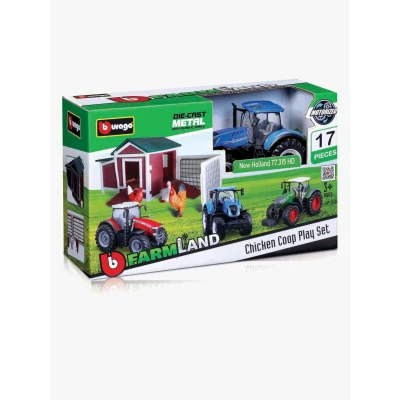 Abbildung von Bburago Farmland 1:43 Spielset Hühnerstall
