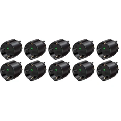Abbildung von Brennenstuhl Reisestecker/ Adapter Schutzkontakt für USA, Japan schwarz, 1508550 (10 Stück, Japan)