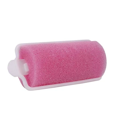 Abbildung von Ponik&#039;s Lockenwickler Schwamm Set, Haarrollen, Flexible Haar Styling, 28 mm, 12 Stk, Rosa