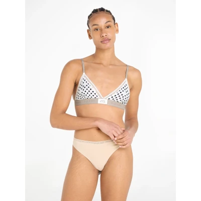 Abbildung von Tommy Hilfiger Triangel BH, Damen, Größe: Small, Conversational beige
