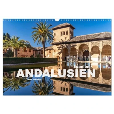 Abbildung von Spanien Andalusien (Wandkalender 2025 DIN A3 quer), CALVENDO Monatskalender