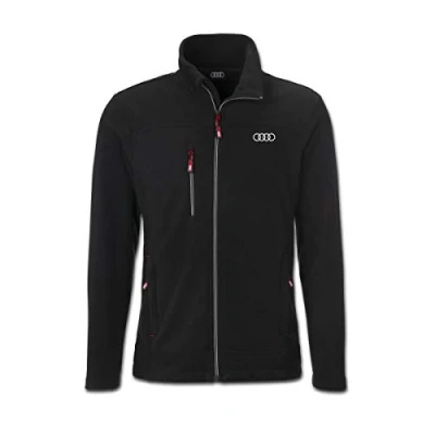 Abbildung von Audi collection Herren Fleecejacke (XXL), Schwarz