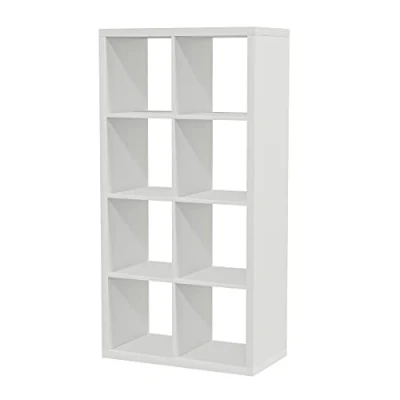 Abbildung von Ikea Kallax Regal, Bücherregal, Wandregal, Raumteiler in weiß (77 x 147 cm)