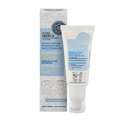 Abbildung von Natura Siberica Bio zertifiziertes ausgleichendes Gesichtscreme Gel für fettige und Mischhaut, 50 ml, 8949E