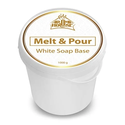 Abbildung von Glycerin Seifenbasis Weiß Crystal WST 1000g / 1kg für Seifenherstellung Melt &amp; Pour Rohseife Kreativ Handgemachte Seife Naturseifen Seifen Gießen Hobby