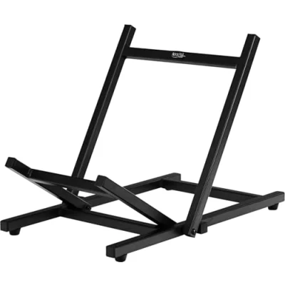 Abbildung von Rocktile CS 30 Amp Floor Stand (Verstärker Schrägsteller Ständer, belastbar bis kg, verbessert den Abstrahlwinkel Deines Combos, robust, flach zusammenklappbar) schwarz