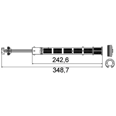 Abbildung von MAHLE ORIGINAL AD 56 000P Trockner mit Deckel, Dichtring, Sicherungsring Zubehör VOLKSWAGEN: Passat B6 Limousine, Variant