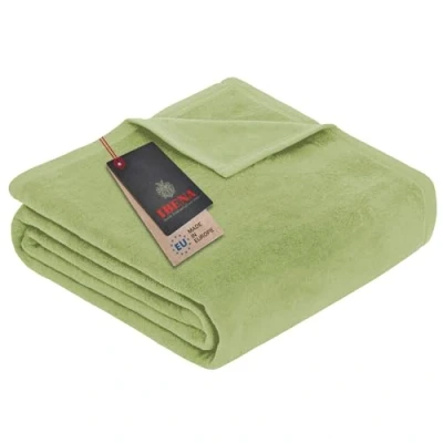 Abbildung von IBENA Wohndecke &quot;Luxus&quot;, verschiedene Größen, unifarbenes Design, Kuscheldecke