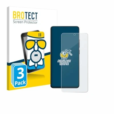 Abbildung von BROTECT Entspiegelungs Schutzglas für Xiaomi Poco X7 Pro (3 Stück) Schutzfolie Panzer Folie Glas Matt [Extrem Kratzfest 9H, Anti Reflex]