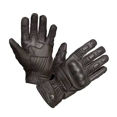 Abbildung von Modeka Motorradhandschuhe Urban Legend Lederhandschuh schwarz 10