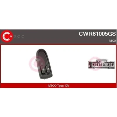 Abbildung von CASCO CWR61005GS Schalter, Fensterheber fahrerseitig IVECO: DAILY 4 Kasten/Kombi, Pritsche/Fahrgestell