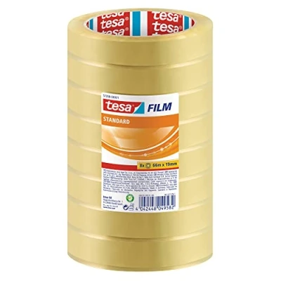 Abbildung von tesa Klebeband Klebefilme &#039;budget&#039;, 19 mm x 66 m, 8 Stk. (8 St)
