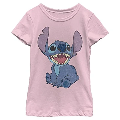 Abbildung von Disney Lilo &amp; Stitch Basic Happy Kids Crew neck Pink 104