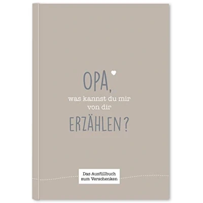Abbildung von CUPCAKES &amp; KISSES Notizbuch Opa was kannst du mir erzählen
