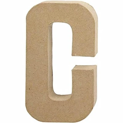 Abbildung von Buchstabe, groß, 20,5 cm, C, 1 Stck.