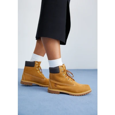 Abbildung von Timberland 6IN Premium BOOT Schnürstiefelette wheat, Damen, Größe: 35.5, Wheat Schuhe