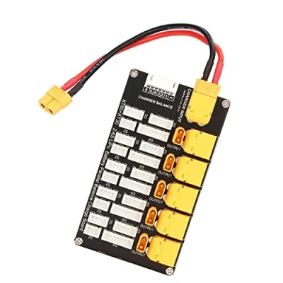 Abbildung von Paralleles Akku Ladeboard, XT30 XT60 Lipo Ladeboard für IMAX B6, D2, T8 Ladegeräte, 2S 6S Balance Ladeplatte ISDT Q6 Pro Ladegerät